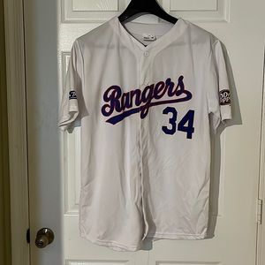 Vintage 1993 Nolan Ryan 34 Texas Rangers Home White Baseball Jersey Men’s XL